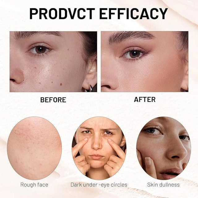 2-in-1 Foundation Stick with Built-in Blending Brush – Full Coverage, Smooth & Natural Finish