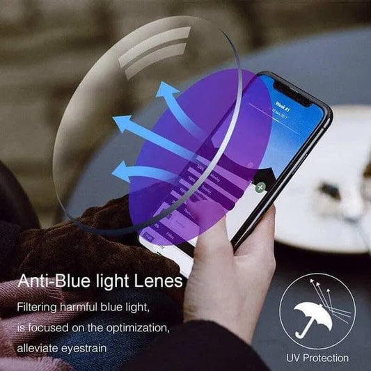 Premium Rimless Blue Light Blocking Reading Glasses – Anti-Glare Computer Eyewear for Men & Women