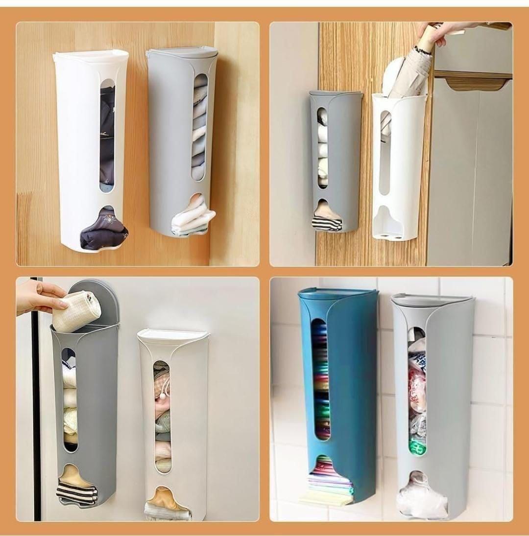 Wall Mounted Foldable Clothes Storage Organizer – Space Saving Wardrobe & Closet Storage Rack