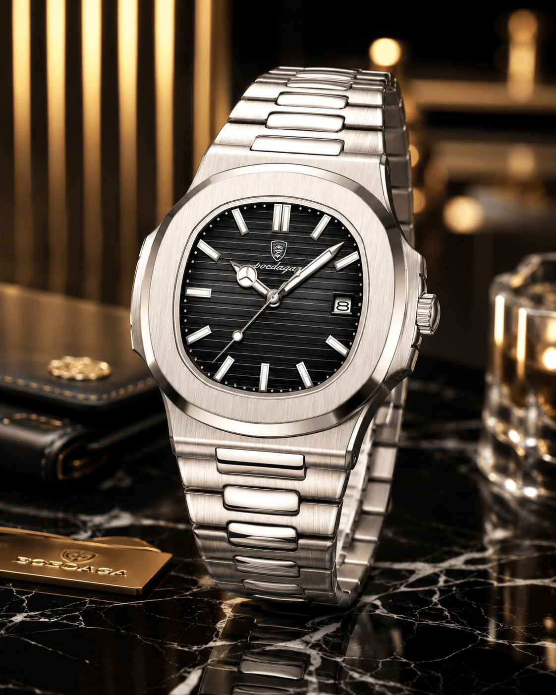 These are written in the premium style commonly seen in luxury watch advertising and are suitable for posters, websites, and social media campaigns.