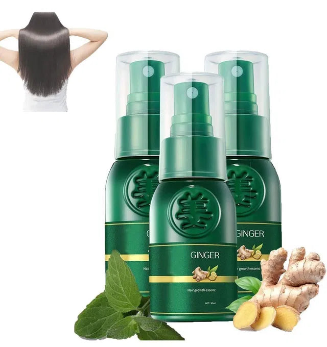 Ginger Hair Growth Essence Spray – Nourishing Hair Care Spray for Stronger & Healthier Looking Hair (Pack of 2)