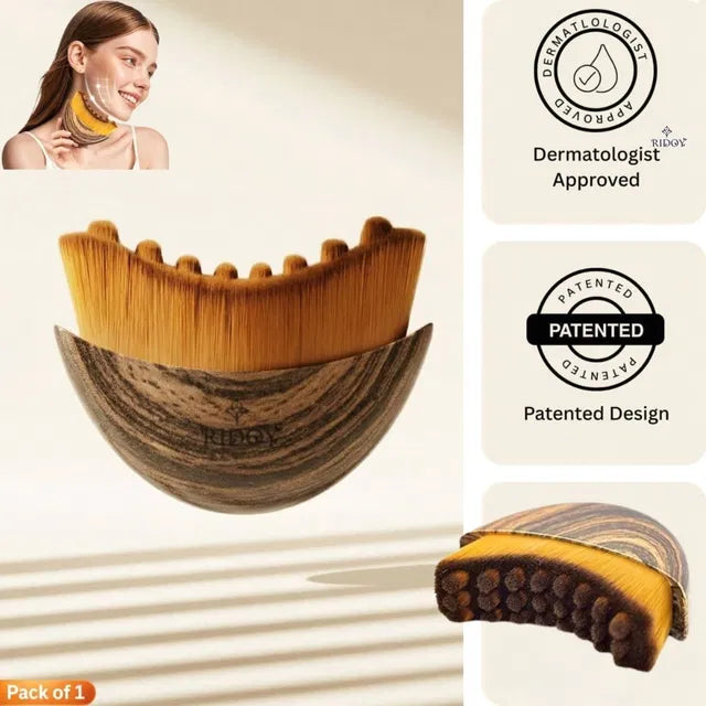 Premium Lymphatic Contour Face Brush – Lift, Sculpt & Glow Naturally