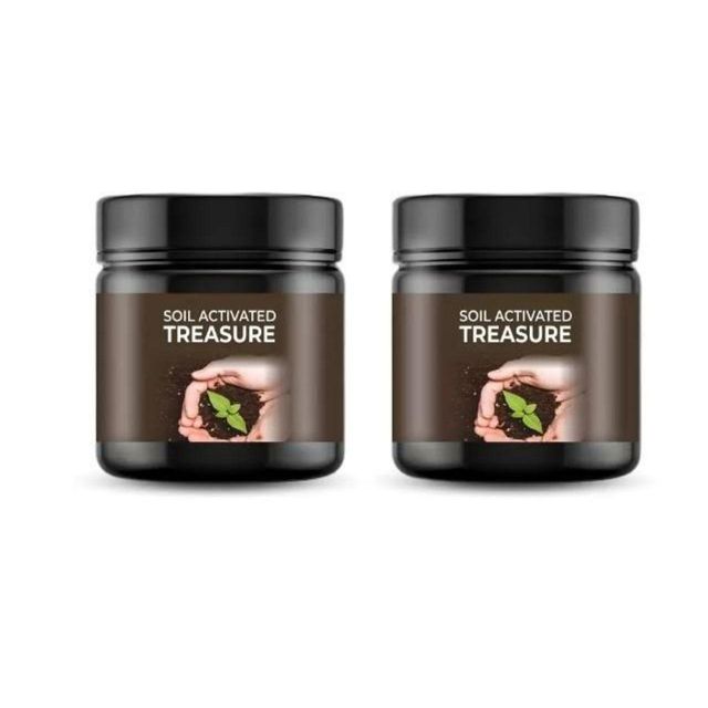 Soil Activated Treasure™ Organic Plant Growth Booster & Soil Conditioner with Humic & Fulvic Minerals (Pack of 2)