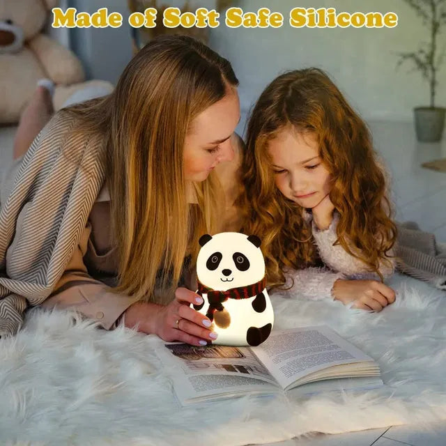 Cute Panda LED Night Light – Adorable Panda Table Lamp for Kids, Bedroom & Home Decor