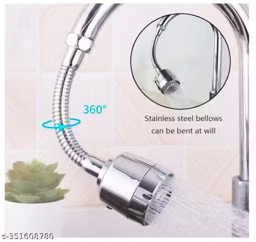 360° Water Saving Faucet Spray Head | Splash-Proof Tap Extender